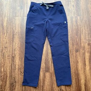 FIGS Women’s Navy Blue Yola Scrub Pants - Size XS Petite